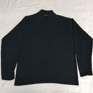 Claiborne Women’s Black Silk Angora Cashmere Sweater (M)